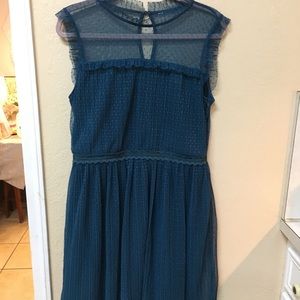 Size Large teal/green cocktail dress